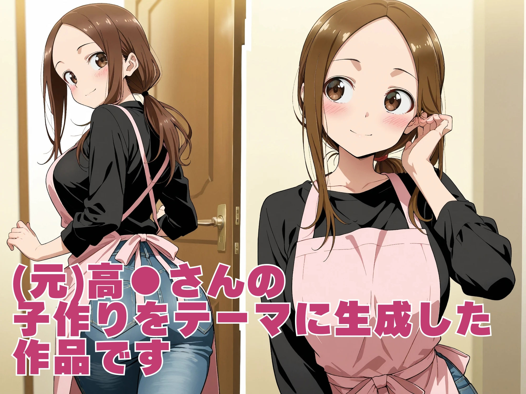 サンプル画像1:【発情ヒロイン】からかい上手の（元）高●さん  子作り編(画像生成マン) [d_571562]