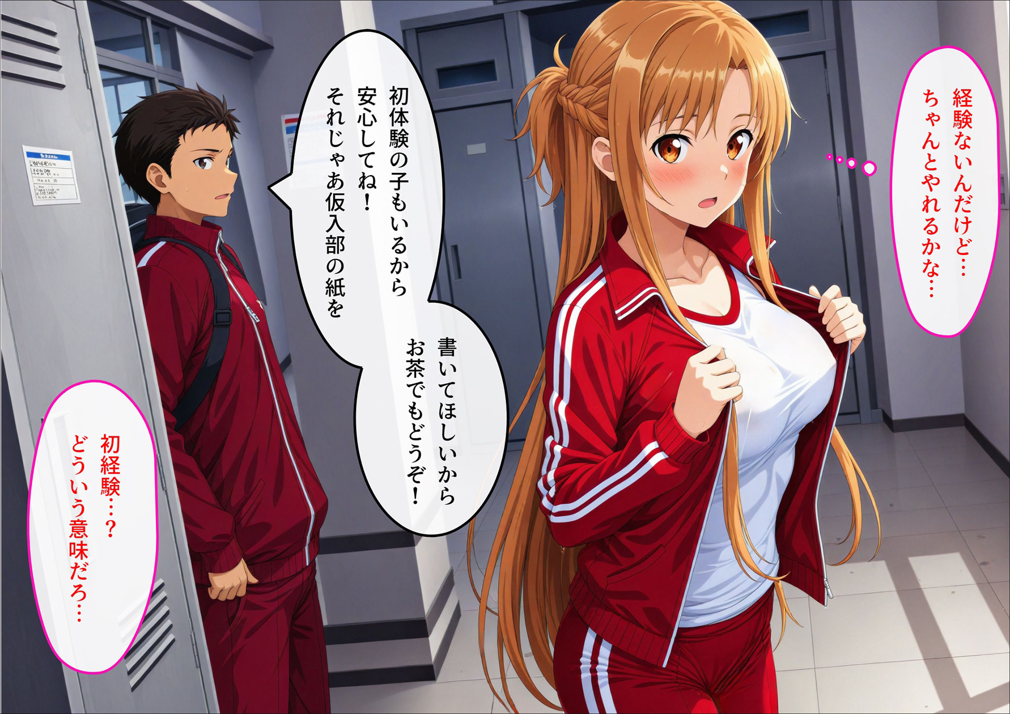 サンプル画像2:カリ入部したらおしゃぶりペットになったアスナ(もしも☆アニ) [d_571658]