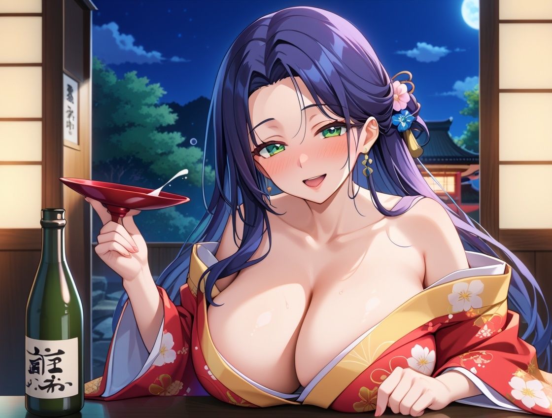 サンプル画像2:着物が似合う義母と旅行したら危険日種付けセックスに発展してしまった話(ホムラ) [d_571706]