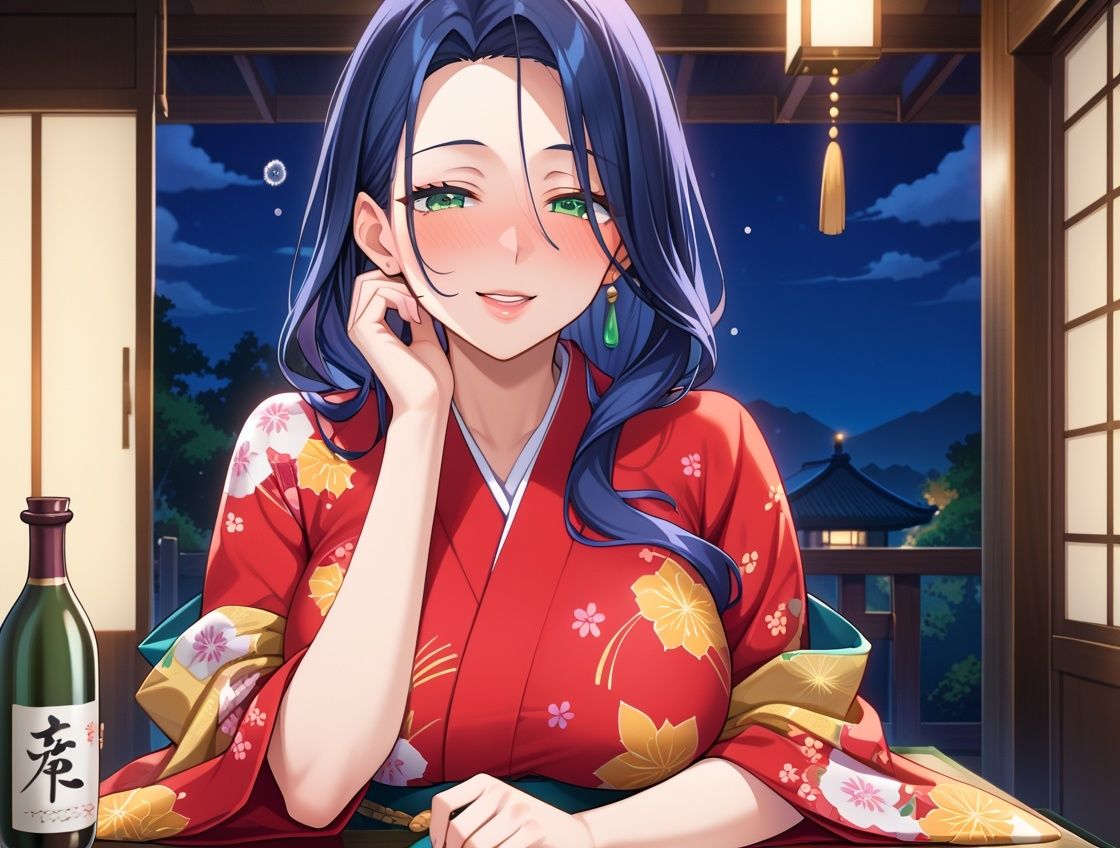 サンプル画像3:着物が似合う義母と旅行したら危険日種付けセックスに発展してしまった話(ホムラ) [d_571706]