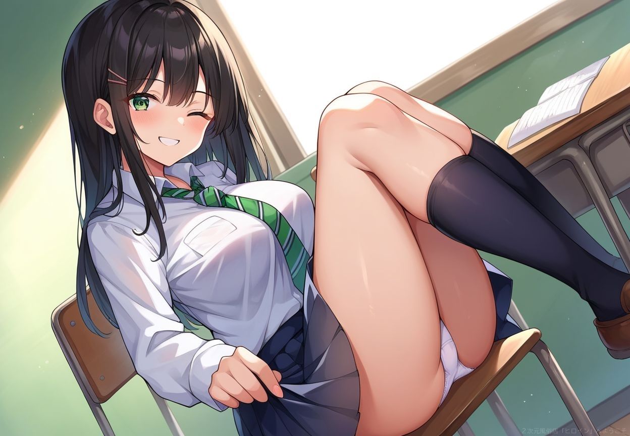 サンプル画像2:アイドルが教室でヌイてくれる 渋○凛(2次元風俗店「ヒロイン」へようこそ) [d_571769]