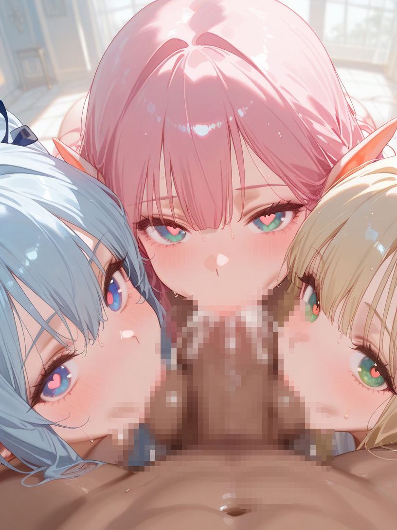 巨乳エルフとハーレムエッチ4 画像7