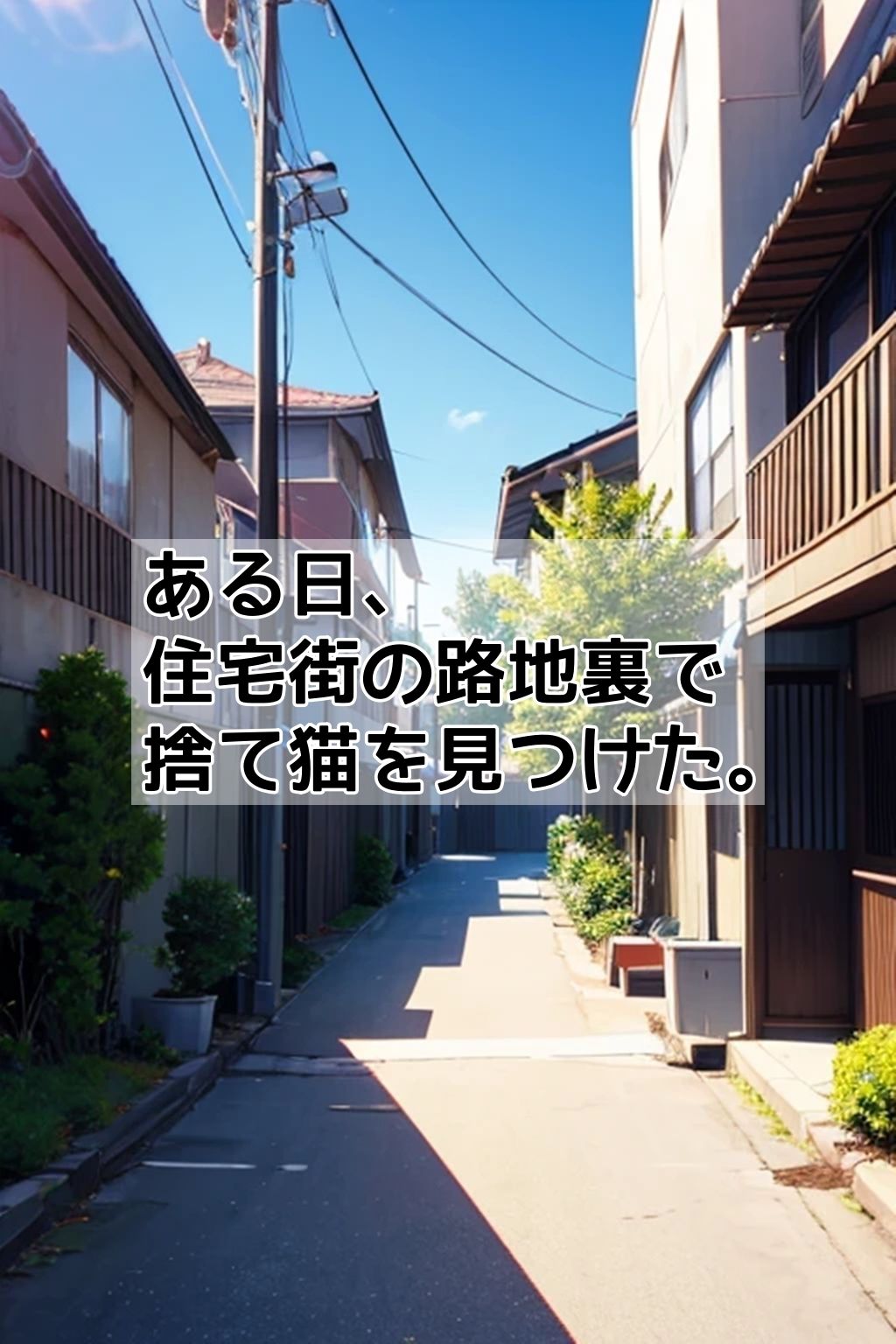 サンプル画像2:捨て猫ひろった！(くまとねこ屋) [d_571887]