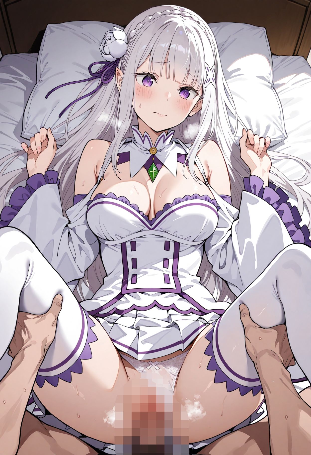 サンプル画像5:リゼ◯ エミ◯ア エロCG集(さすみゃ) [d_571940]