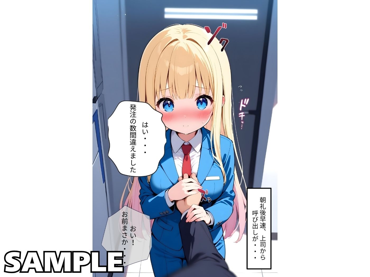 サンプル画像5:仕事で重大なミスをした新入社員が社内で公開調教される話(Three Wonders) [d_571957]