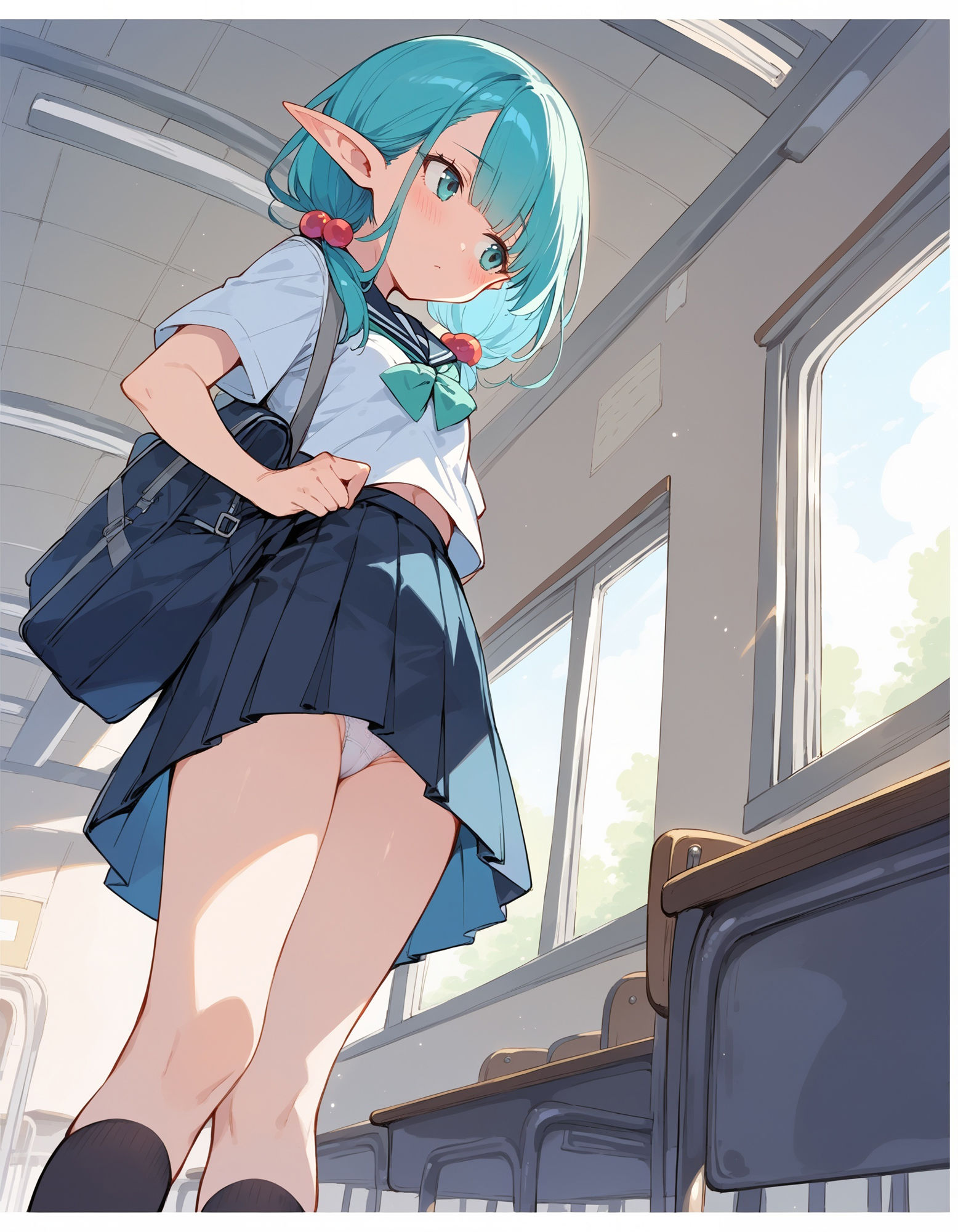 サンプル画像4:エルフの盗撮(えんがわ) [d_572002]