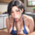人妻家政婦が巨乳だったので裸エプロンで中出しした