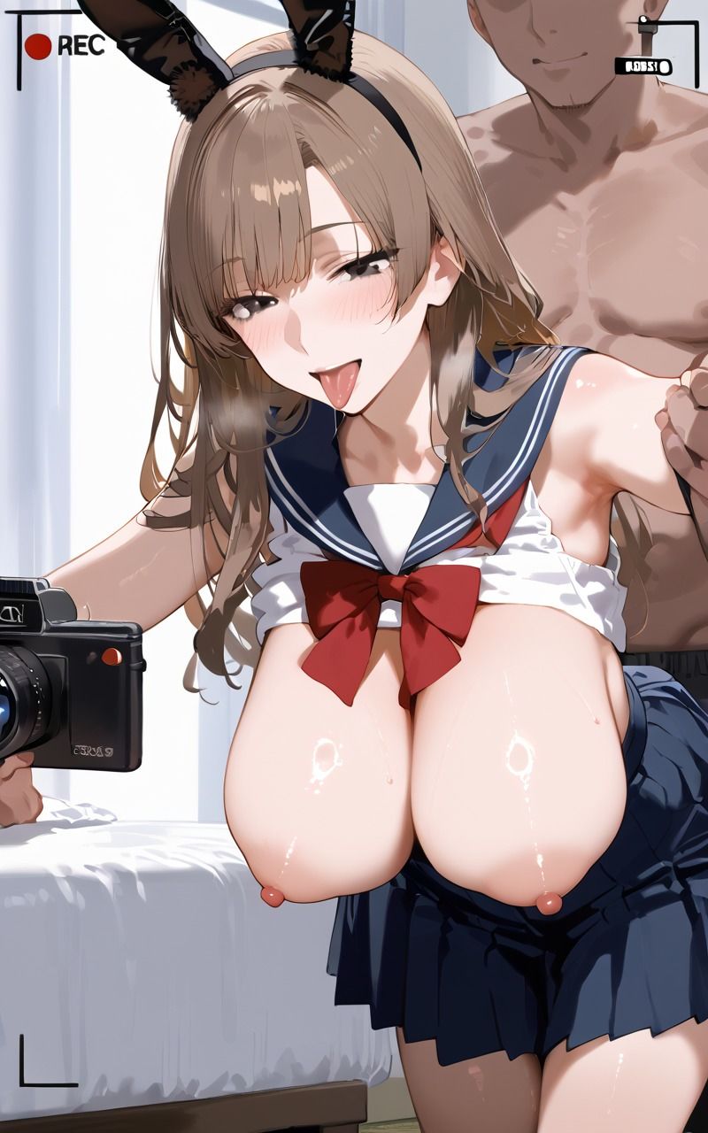 爆乳バニーガールの人妻に種付けセックスする 画像1