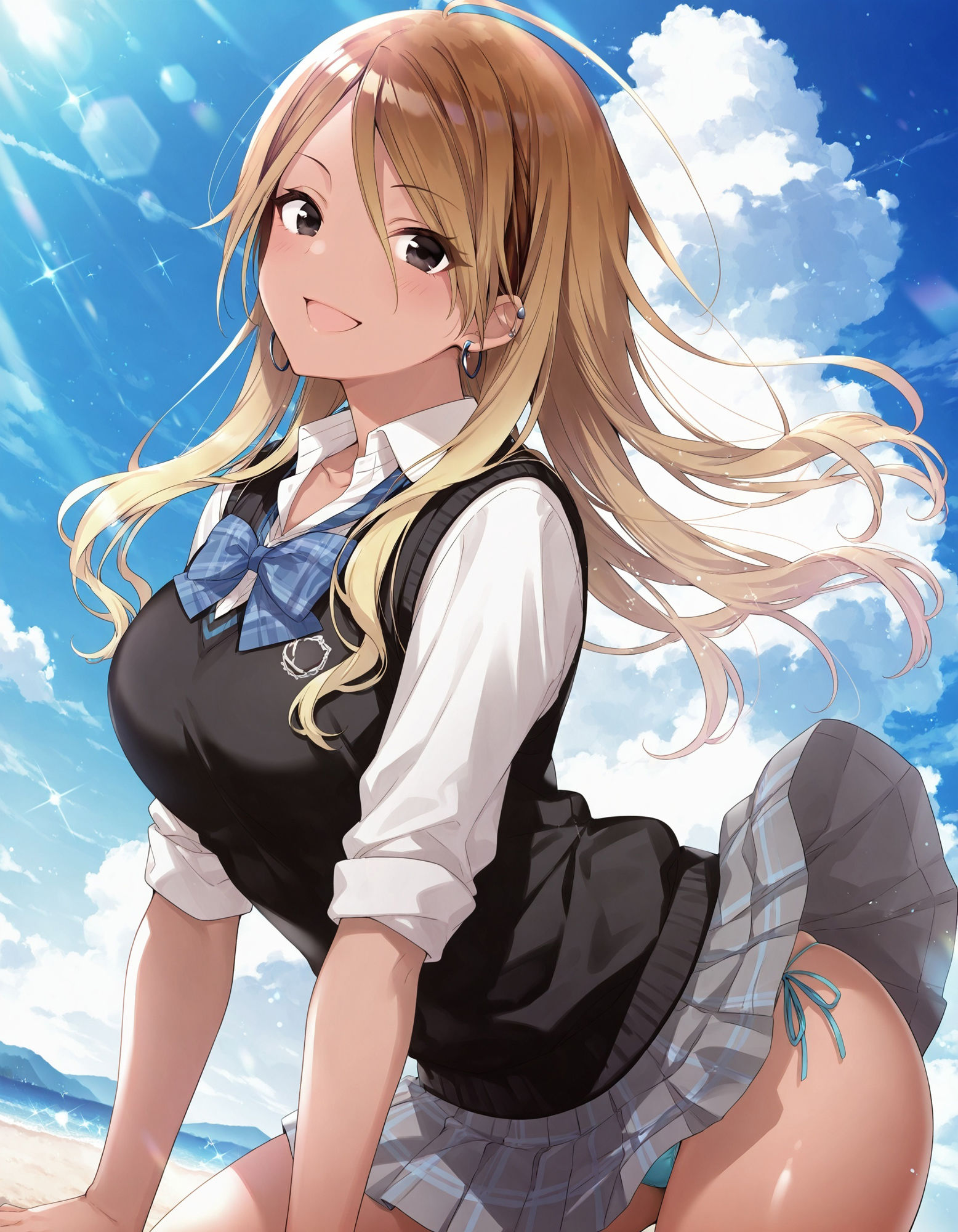 和〇愛依のパンチラ〜制服編〜 画像1