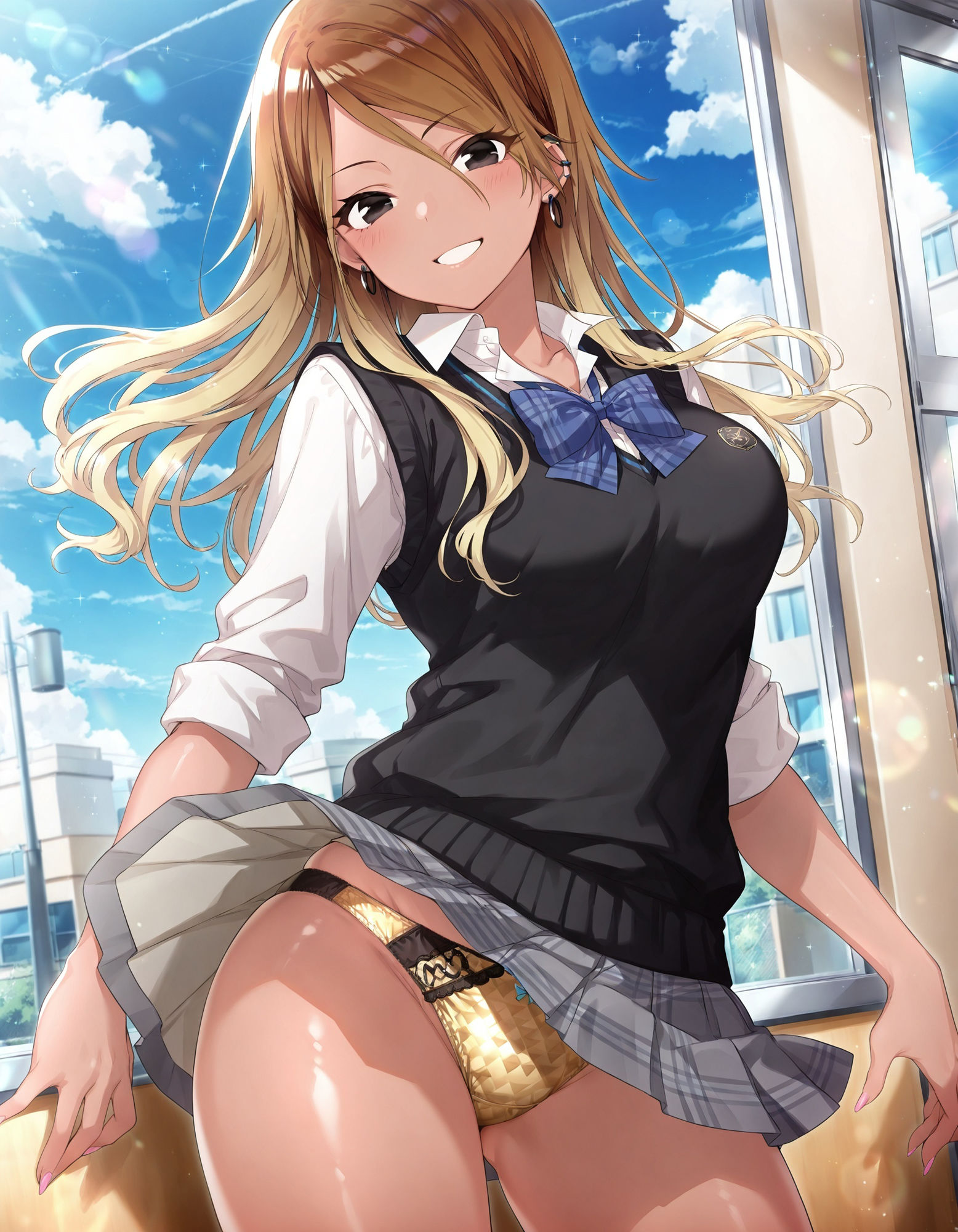 サンプル画像2:和〇愛依のパンチラ〜制服編〜(D.P.H.) [d_572061]