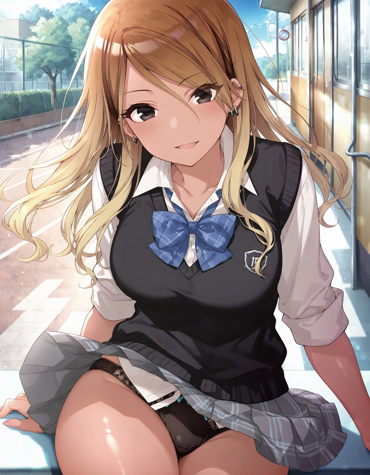 和〇愛依のパンチラ〜制服編〜 画像3