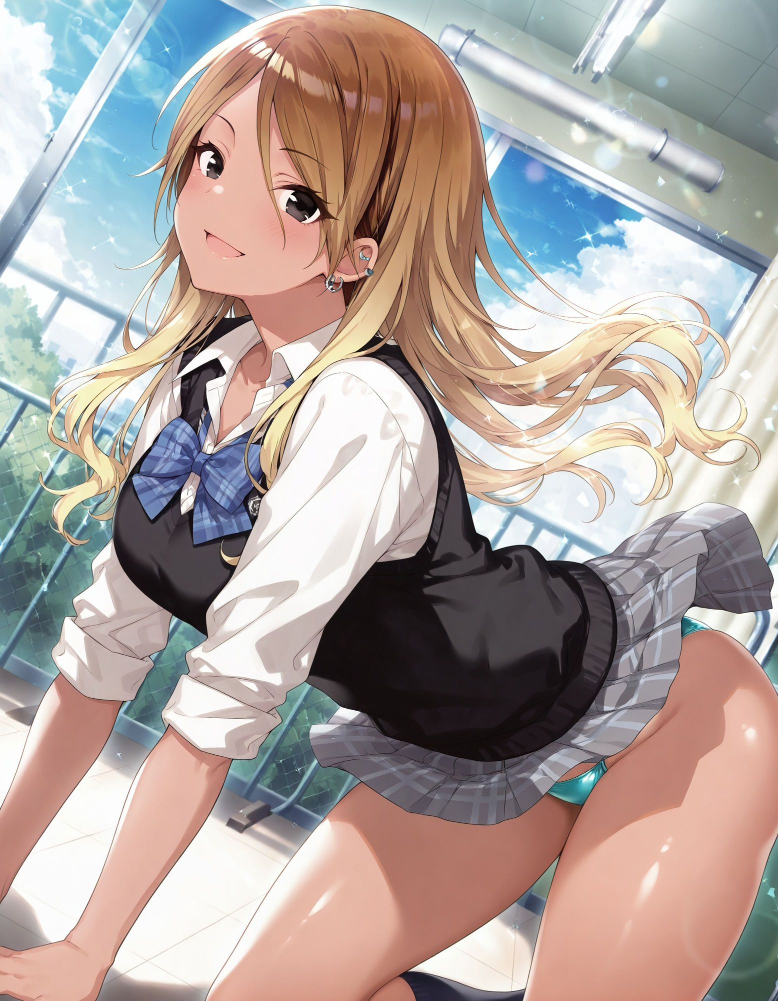 和〇愛依のパンチラ〜制服編〜 画像8