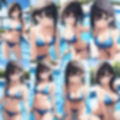 彼女とプール【500枚】