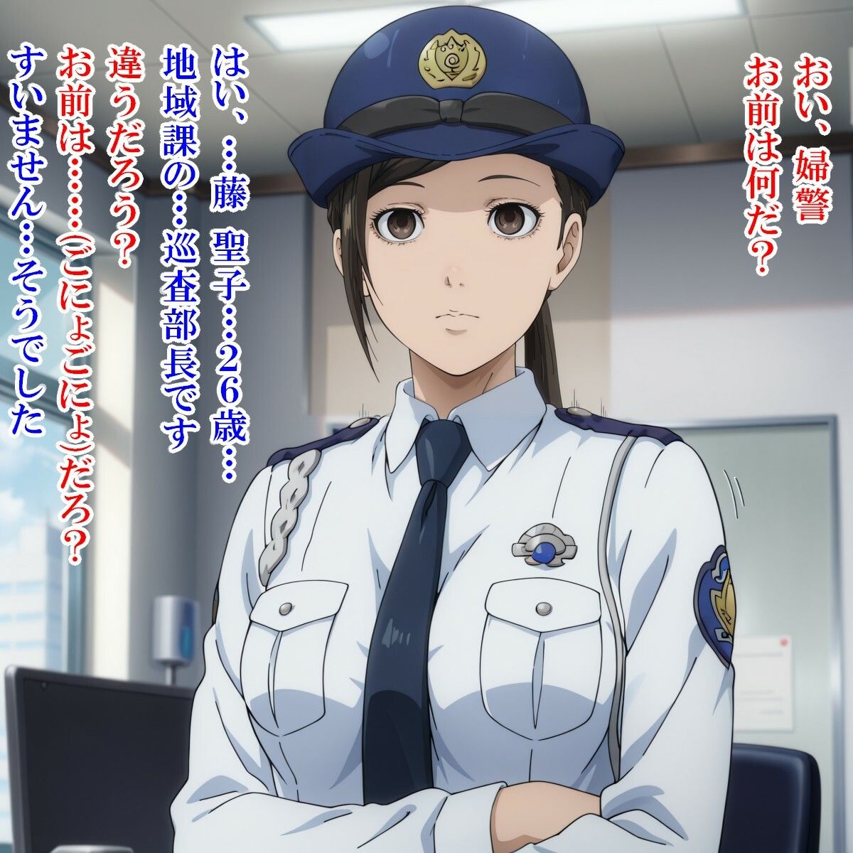 サンプル画像3:◯ 聖子（ハ◯ヅメ〜交番女子の逆襲〜）(kamonohashi-ai) [d_572078]