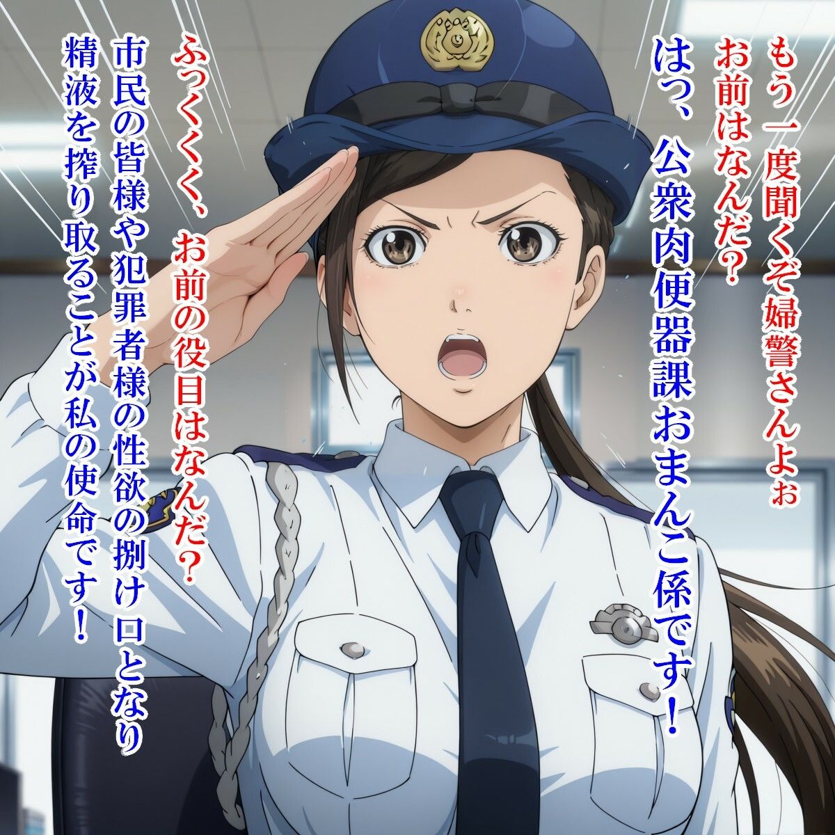 サンプル画像4:◯ 聖子（ハ◯ヅメ〜交番女子の逆襲〜）(kamonohashi-ai) [d_572078]