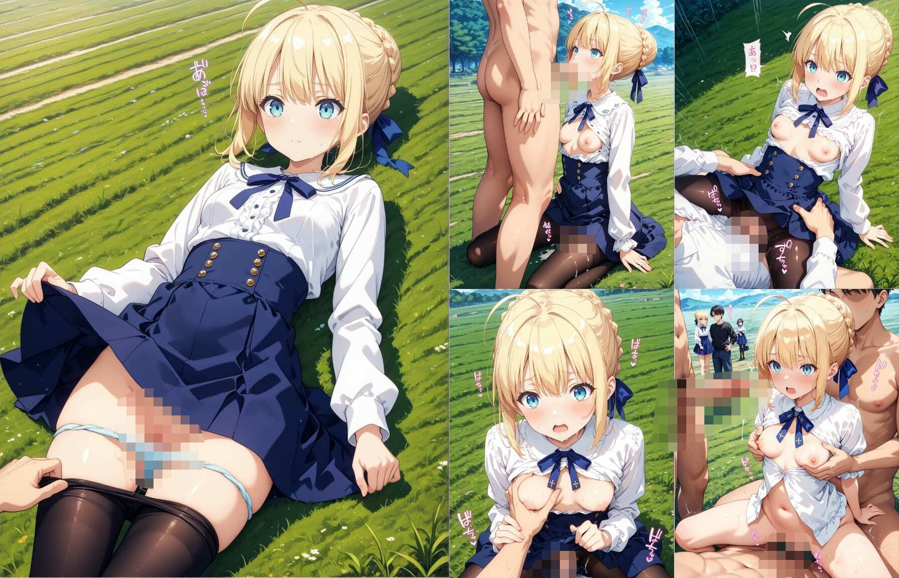 サンプル画像5:Fate 美少女サーヴァントたちの淫らな誘惑(すっきりタイプ) [d_572112]