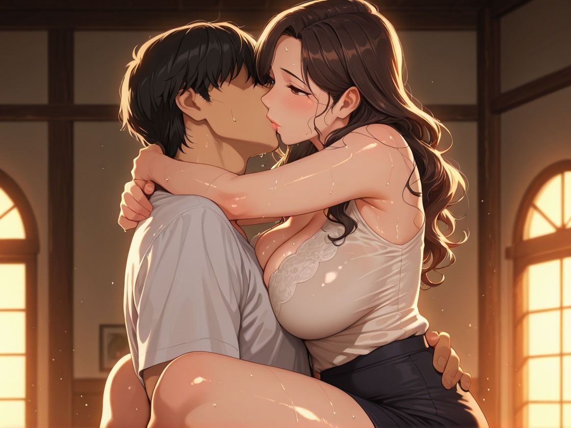 母の禁断快楽堕ち！息子の友人にムチムチ巨乳で中出し乱れ咲き！