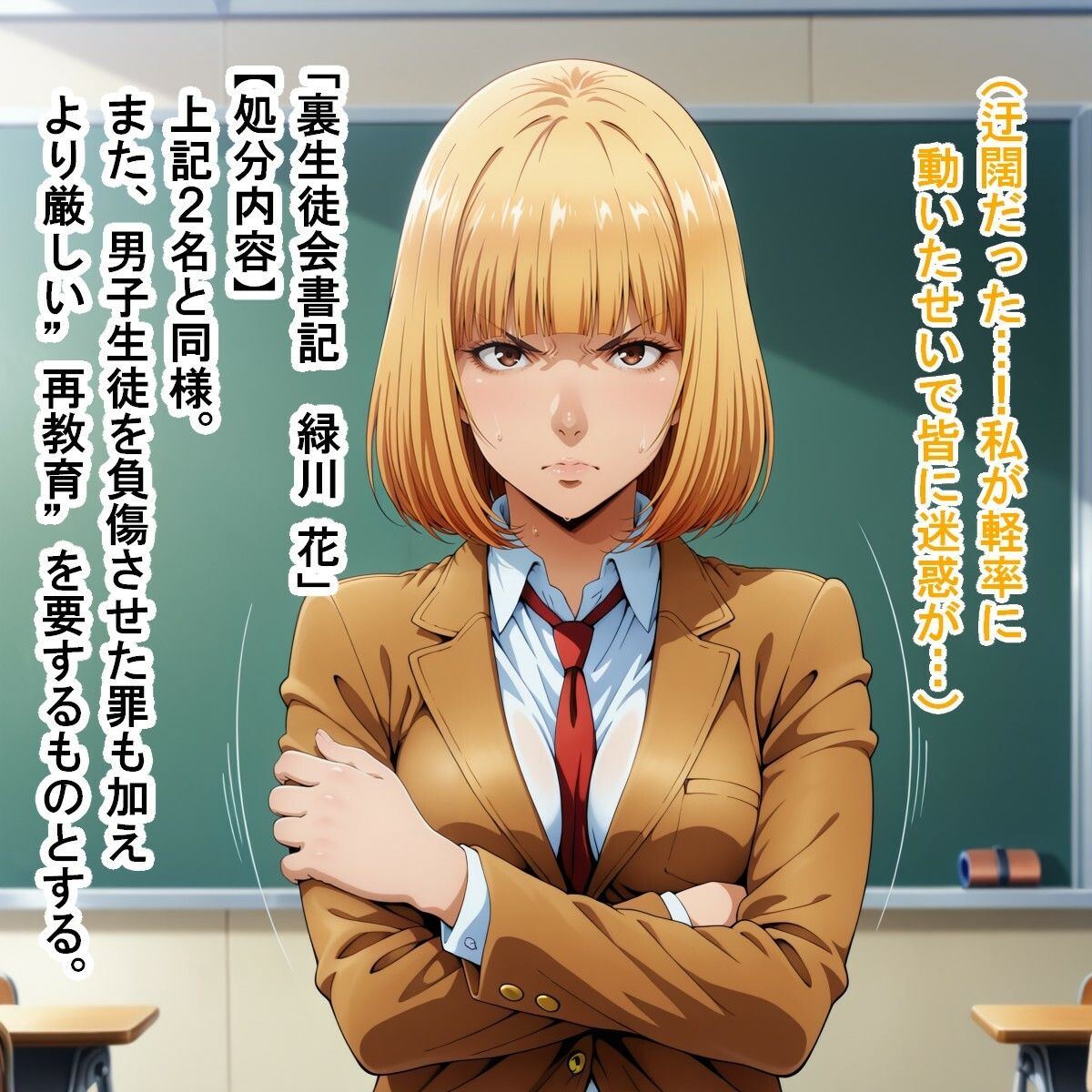 サンプル画像3:裏生徒会一同（監◯学園/プ◯ズンスクール）(kamonohashi-ai) [d_572124]