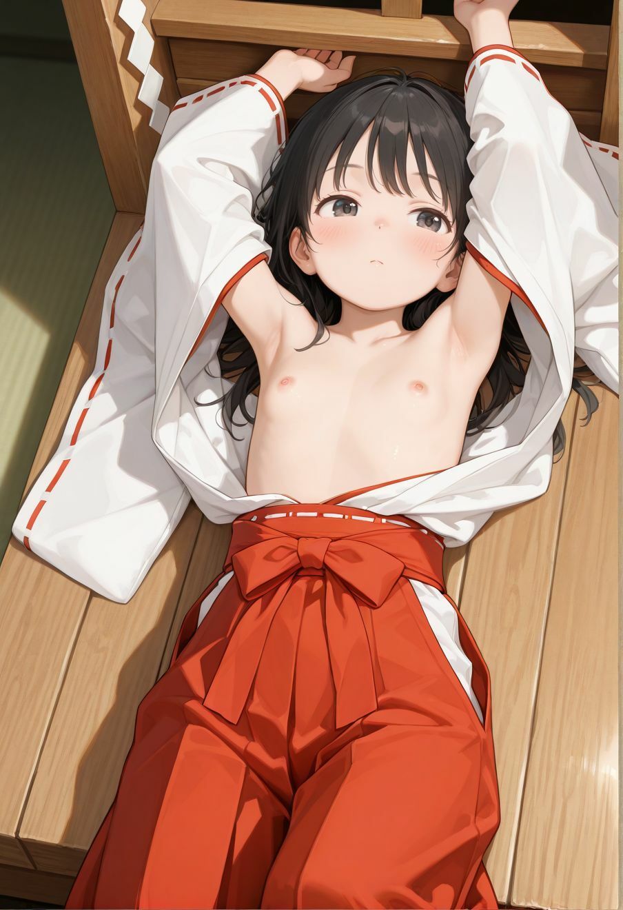 巫女のぷにまんで邪気浄化孕ませ中出し種付け儀式で処女喪失2
