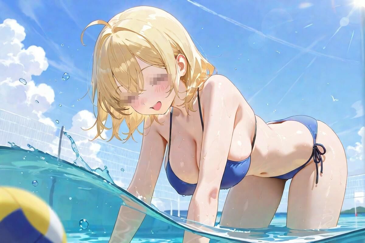 トップレス女子たちの乳揺れ水球がエロすぎた 画像3