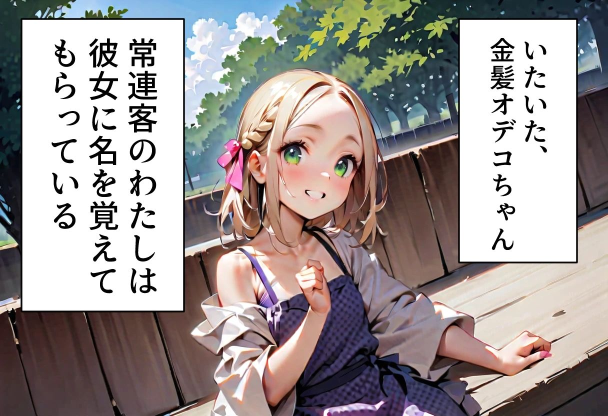 サンプル画像3:足パパがイク！  金髪オデコちゃん編(コーンパン) [d_572171]