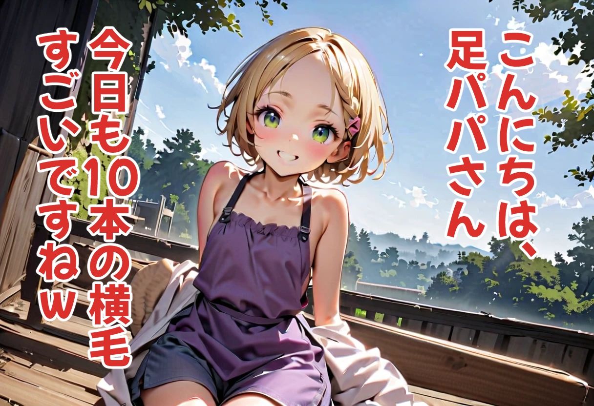足パパがイク! 金髪オデコちゃん編 画像4