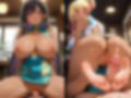 爆乳黒ギャルがチャイナドレスでお客とやりたい放題！