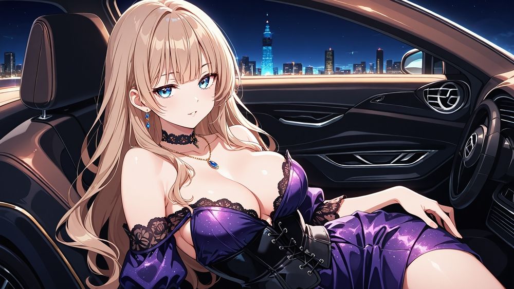 【450枚】爆乳銀髪&茶髪モデルが撮影で発情!カメラマンと中出し撮影会 画像5