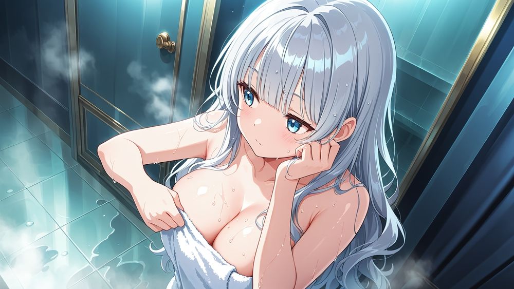 【450枚】爆乳銀髪&茶髪モデルが撮影で発情!カメラマンと中出し撮影会 画像8