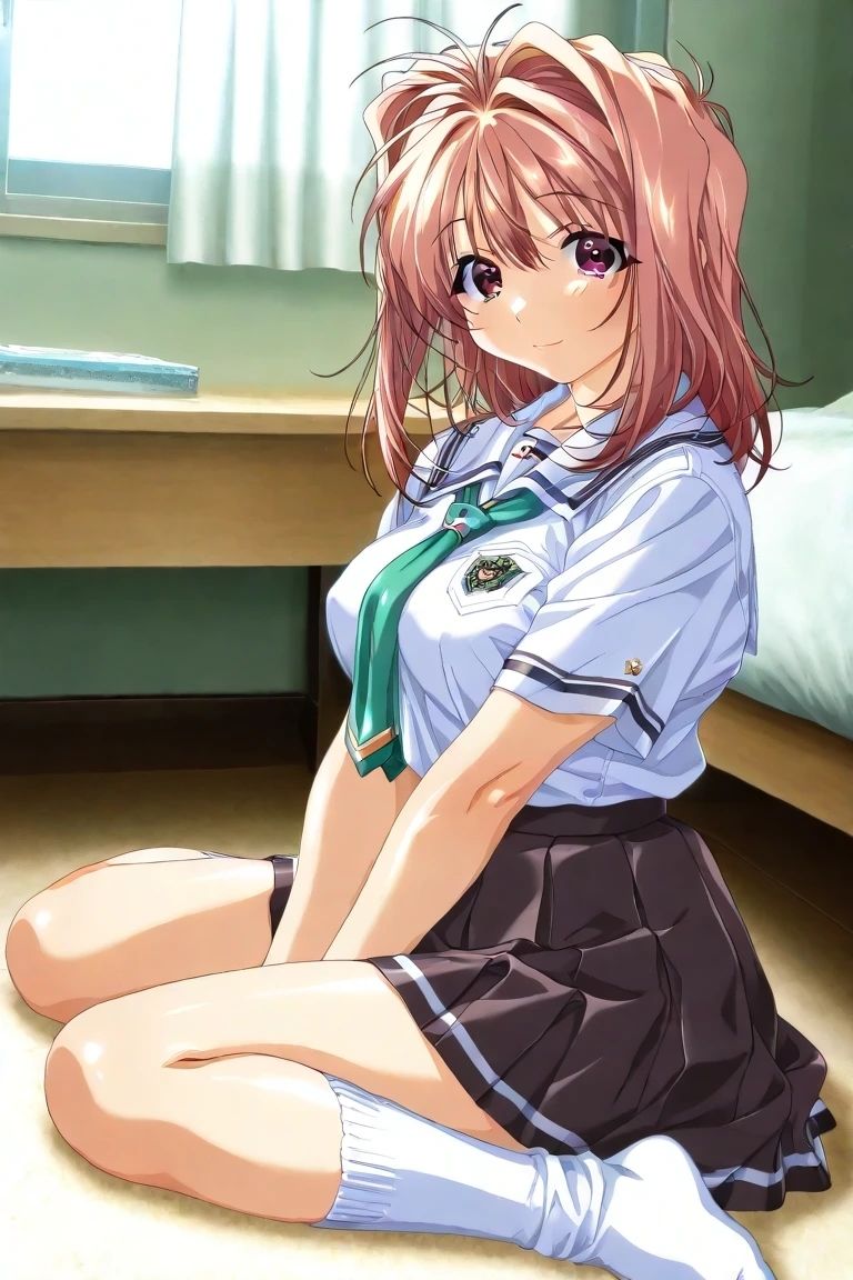 サンプル画像1:AIイラストCG集84  LOVERSー恋に〇ちたら  河〇理恵  初体験編(ドンガラAI美少女イラスト支部) [d_572285]