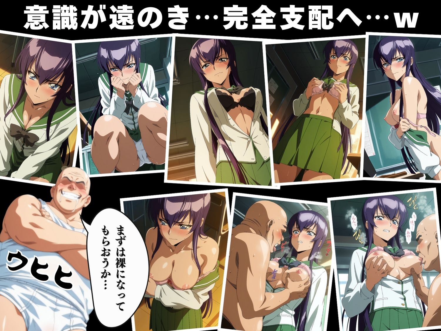 【寝取られ】学園黙◯録 毒島 ◯子 画像3
