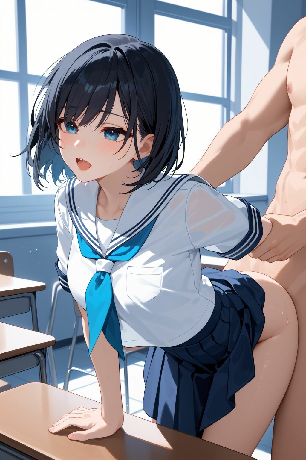 サンプル画像5:初めてできた彼女との学校生活がエロ過ぎた件2(Aphrodite Crystal) [d_572309]