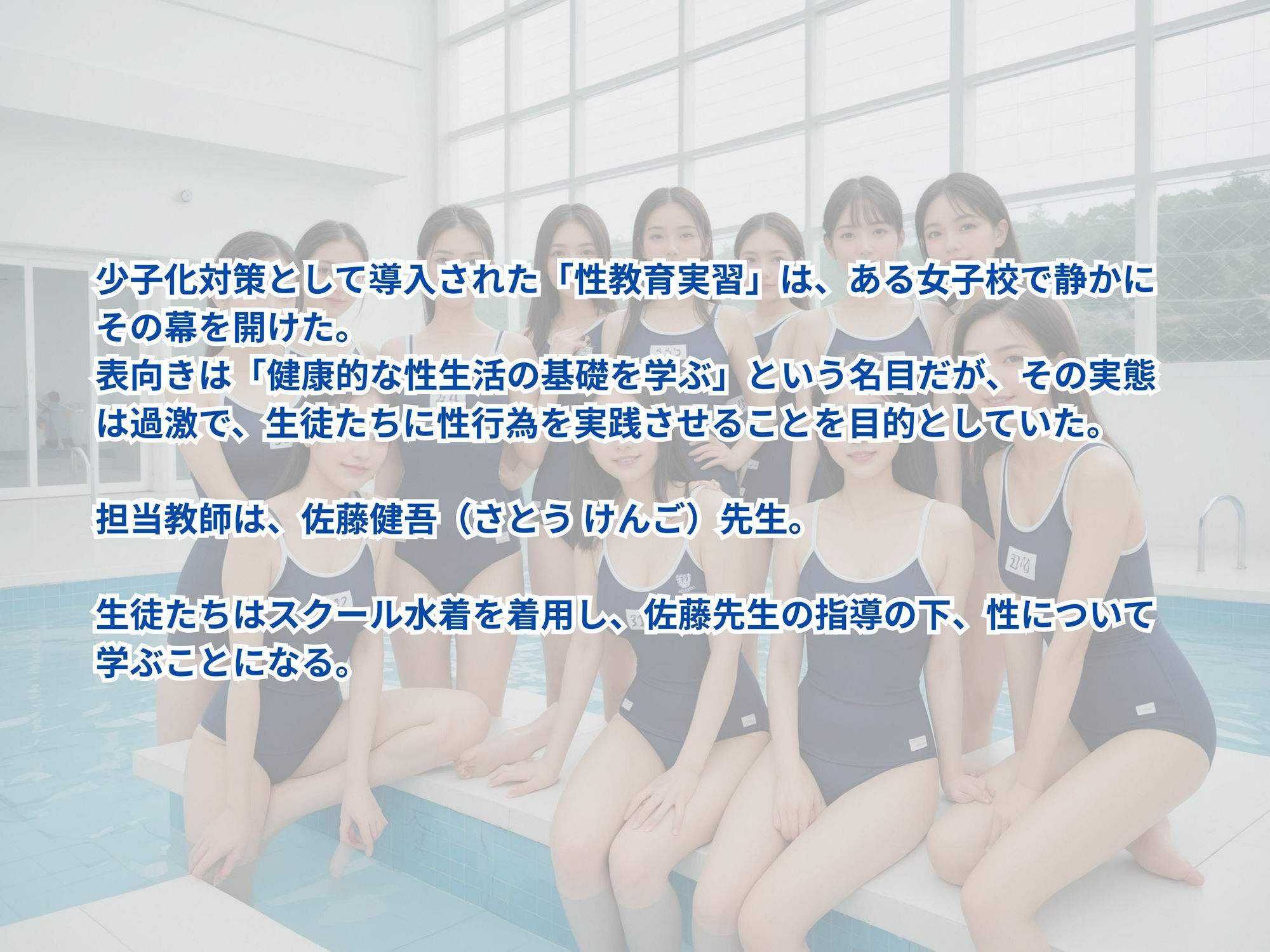 性教育はスクール水着で 画像1
