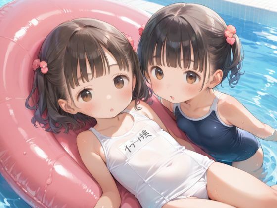 ロリっ子たちにスク水性指導1