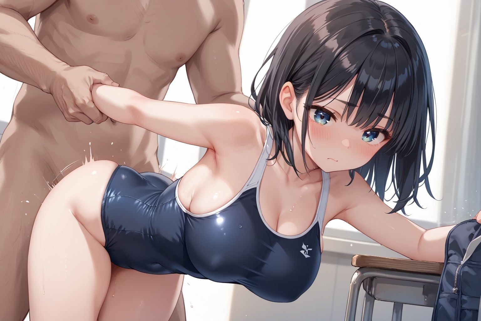 淫乱スク水女子校生 画像2