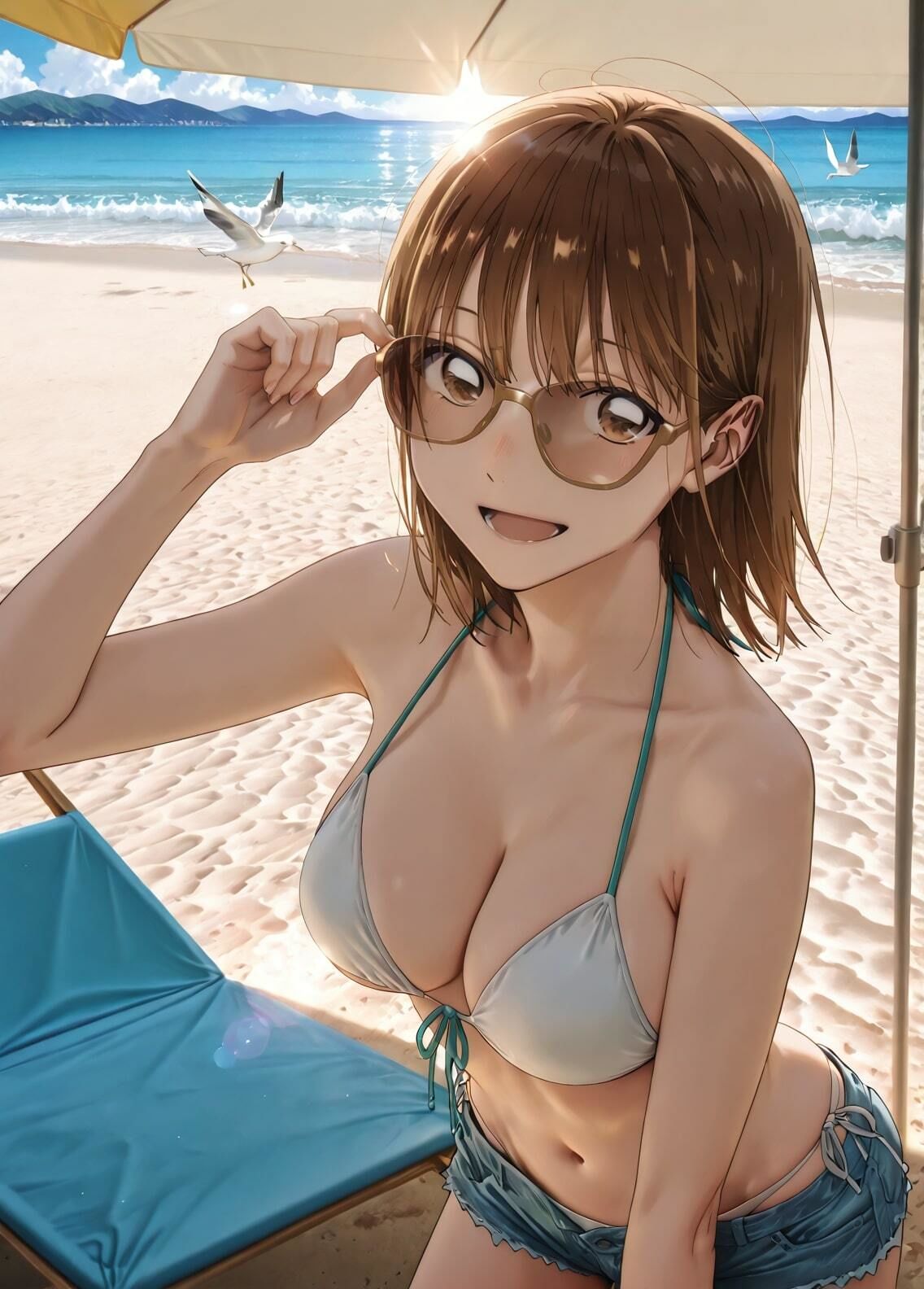 サンプル画像1:「アオのハコ」鹿野千夏セクシー写真集11（全500枚）(人の海) [d_572480]