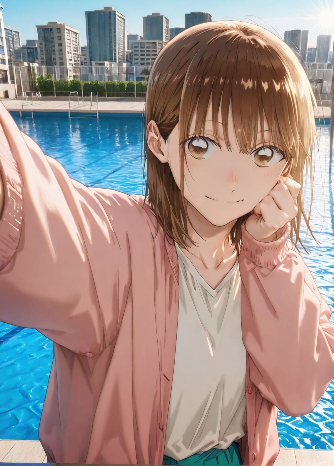 サンプル画像6:「アオのハコ」鹿野千夏セクシー写真集11（全500枚）(人の海) [d_572480]