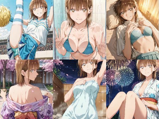 「アオのハコ」鹿野千夏セクシー写真集11(全500枚)【人の海】