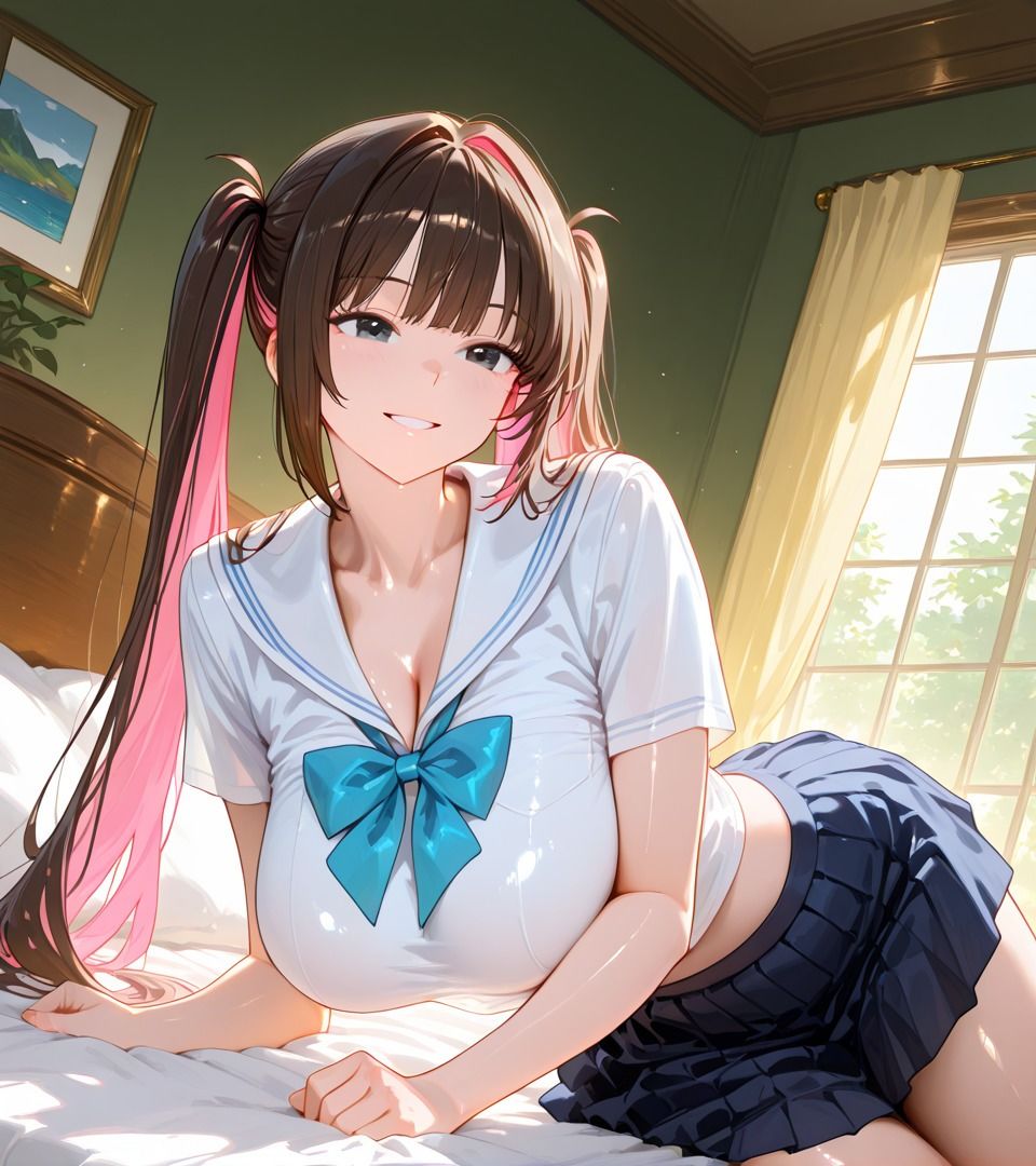 サンプル画像1:ツンデレ彼女とラブラブSEX(謎の光) [d_572496]