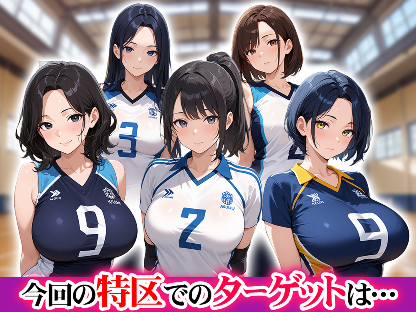 サンプル画像1:『性策特区』 〜強●種付けに翻弄される女性たち〜 ママさんバレー編(スタジオすいーつ) [d_572551]