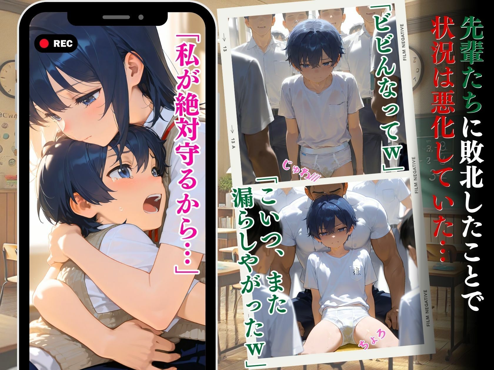 サンプル画像4:柔道女子敗北の代償「お願いもうやめて…」(推し娘) [d_572557]