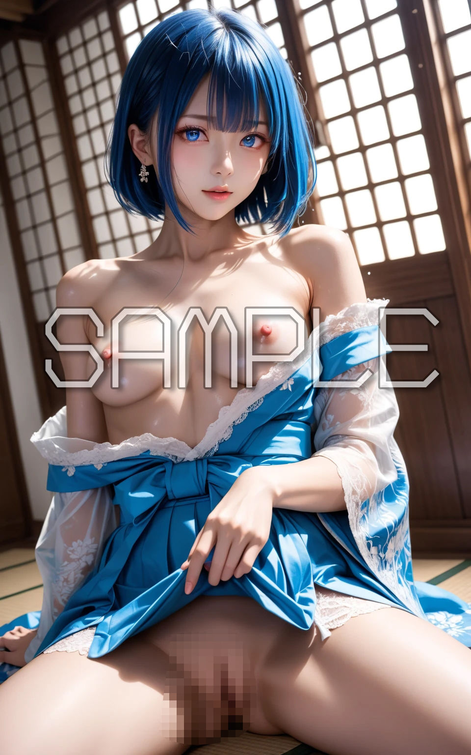 サンプル画像1:AI AOI -Public exposure in a kimono-(Karasu Publishing) [d_572564]