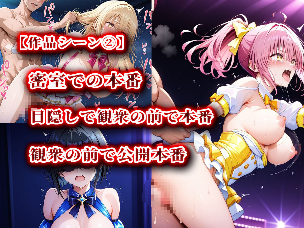 サンプル画像5:人攫師〜国民的アイドルを観衆の前でハメまわす〜(ティーチルーム) [d_572659]