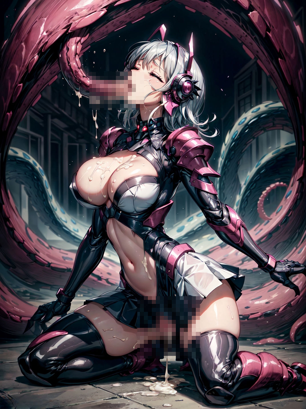 異形機神レギオンに敗北し、犯●れた共鳴装姫 画像1