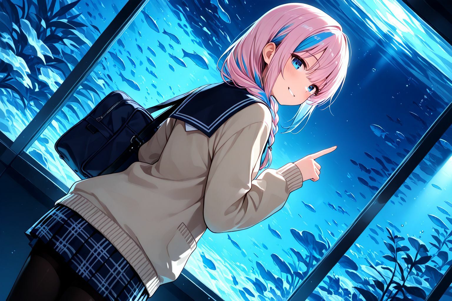 ミックスガールズコレクション  パパ活アプリで知り合った制服美少女とホテルでえちえちセックス_1
