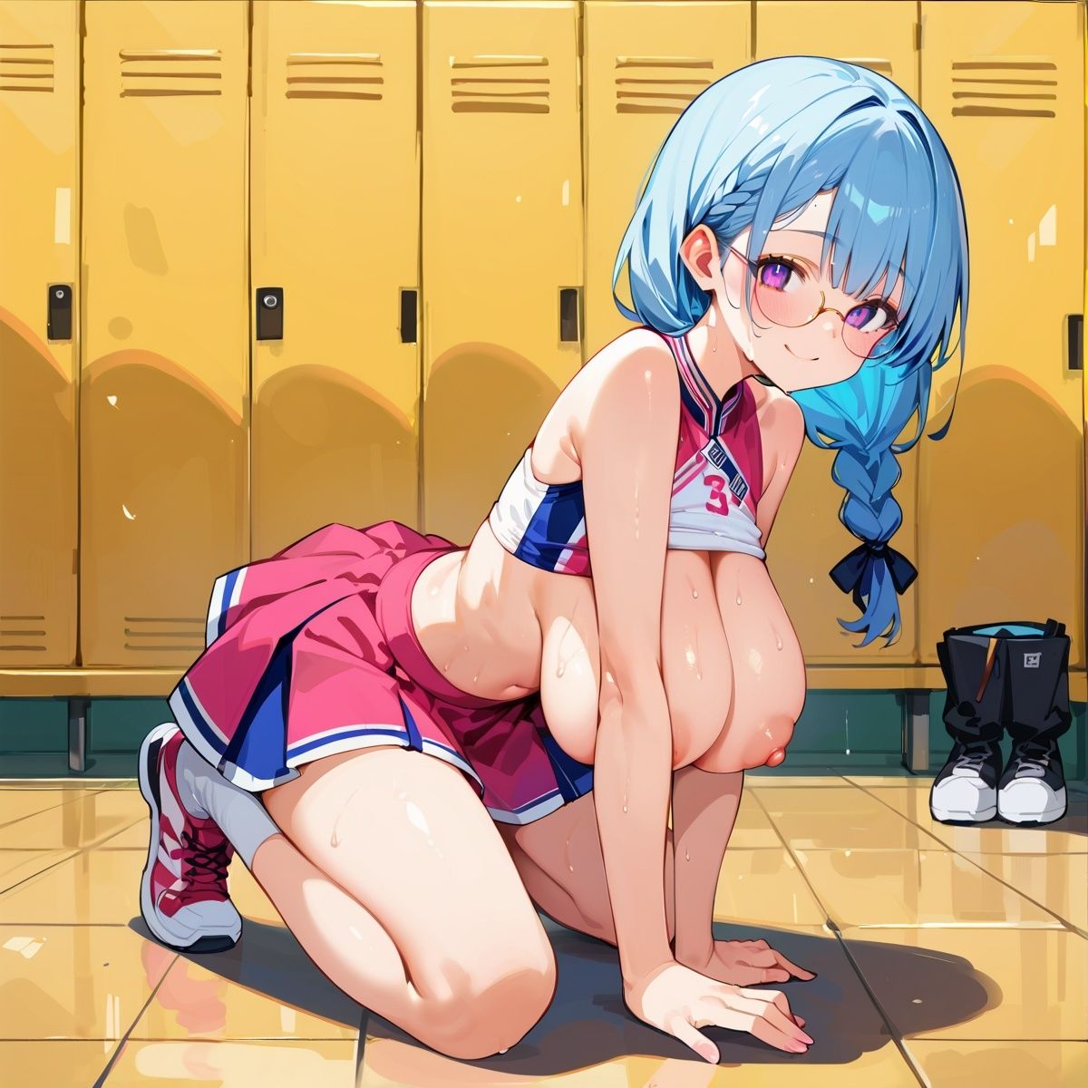 サンプル画像2:私立H学園チアリーダー部！〜豪華232枚収録！〜Vol.4(筋肉水着) [d_572719]