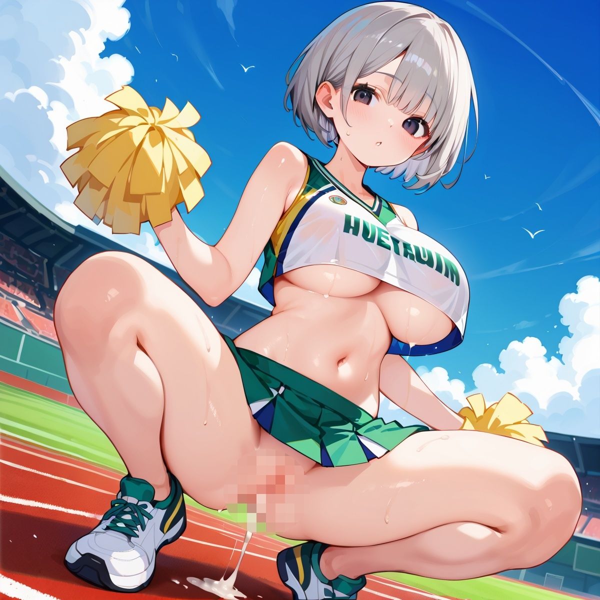 サンプル画像4:私立H学園チアリーダー部！〜豪華232枚収録！〜Vol.5(筋肉水着) [d_572721]