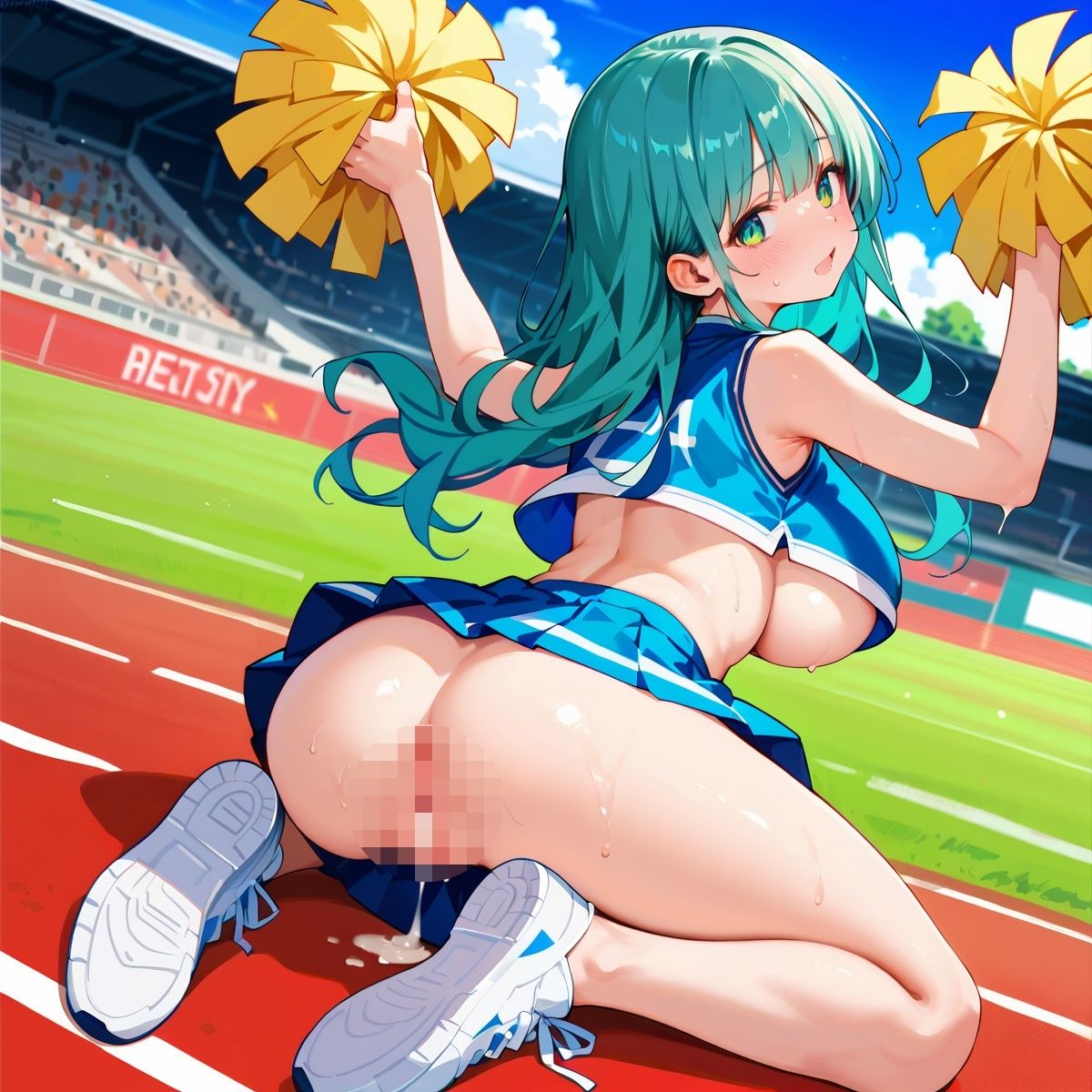 サンプル画像5:私立H学園チアリーダー部！〜豪華232枚収録！〜Vol.5(筋肉水着) [d_572721]