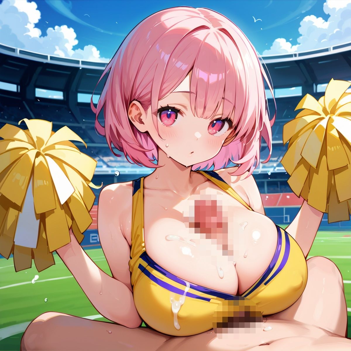 サンプル画像6:私立H学園チアリーダー部！〜豪華232枚収録！〜Vol.5(筋肉水着) [d_572721]