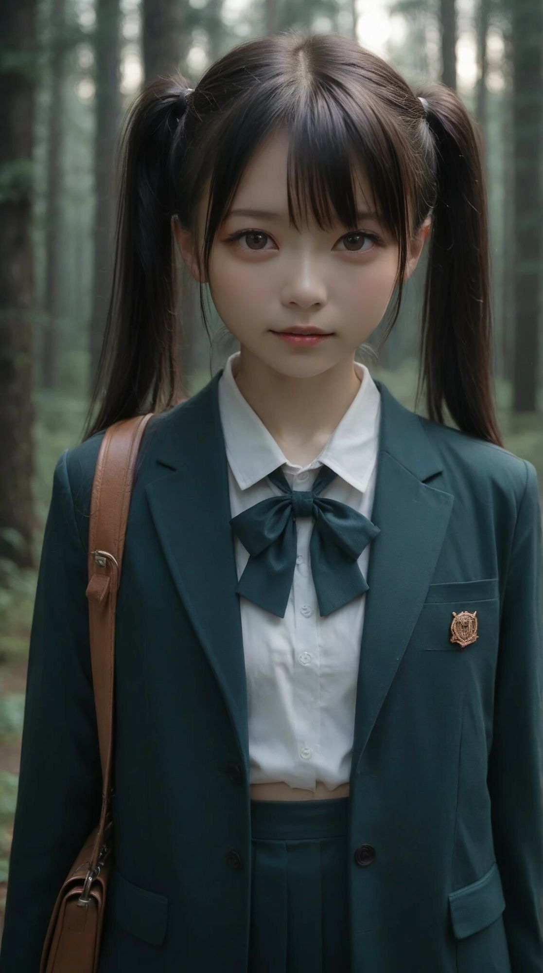 【幽霊少女】大自然の中で制服着せちゃいました。 画像1